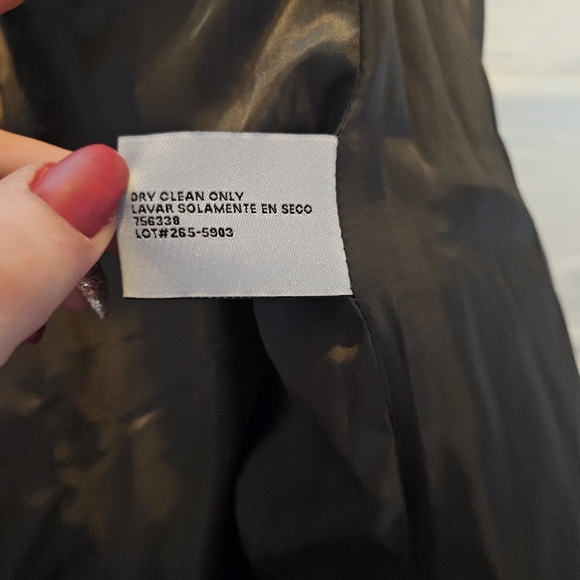 Worthington women's petite Large vintage wool 90s Y2K military vibe pea coat - Picture 7 of 11